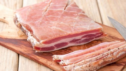 Bacon piept porc 